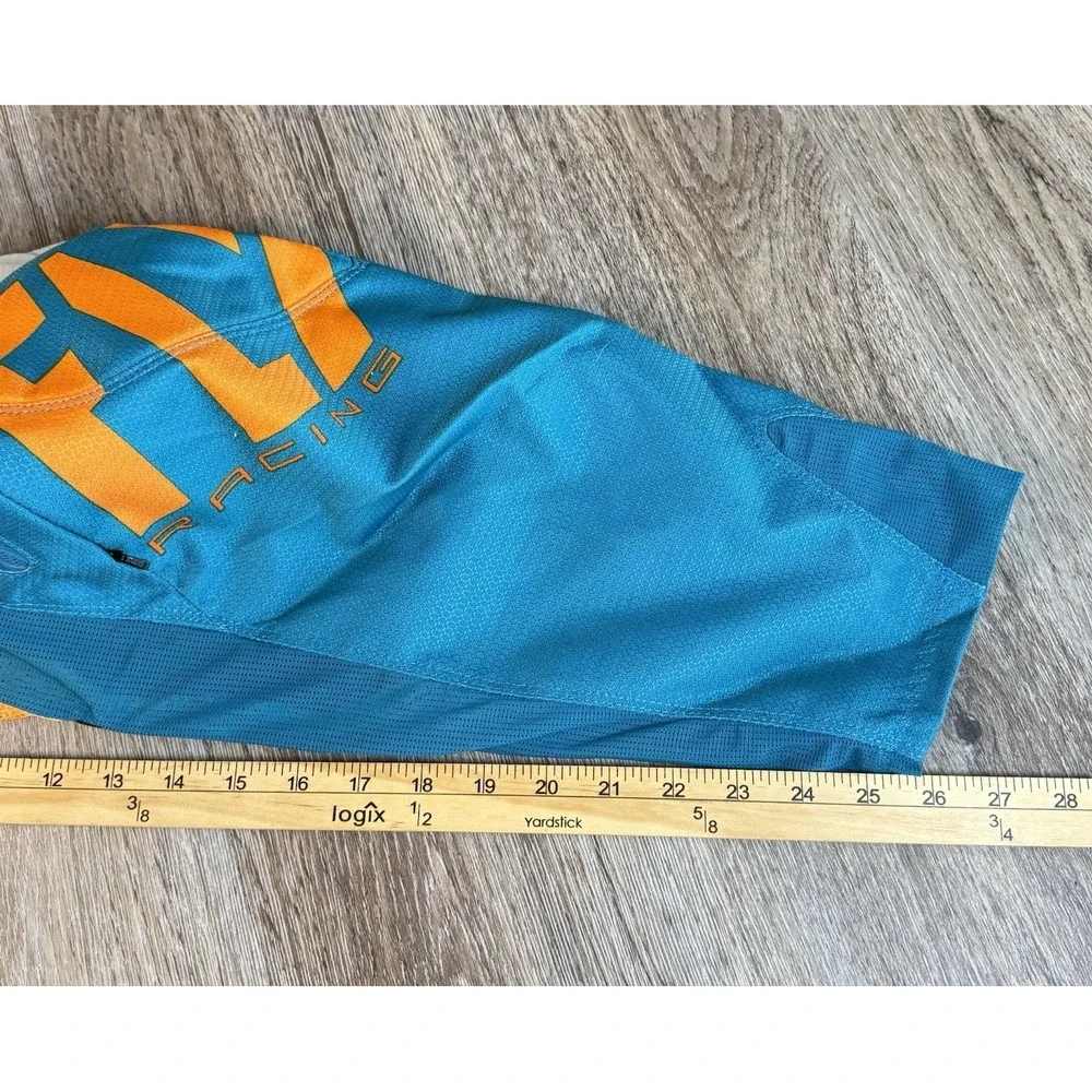 Fly Racing Pants Mens 32 EVO 2.0 Orange Teal Padded MTX Motocross Racing NEW